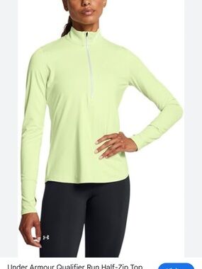 Under Armour Women’s Half-Zip Performance Top - Pale Green
